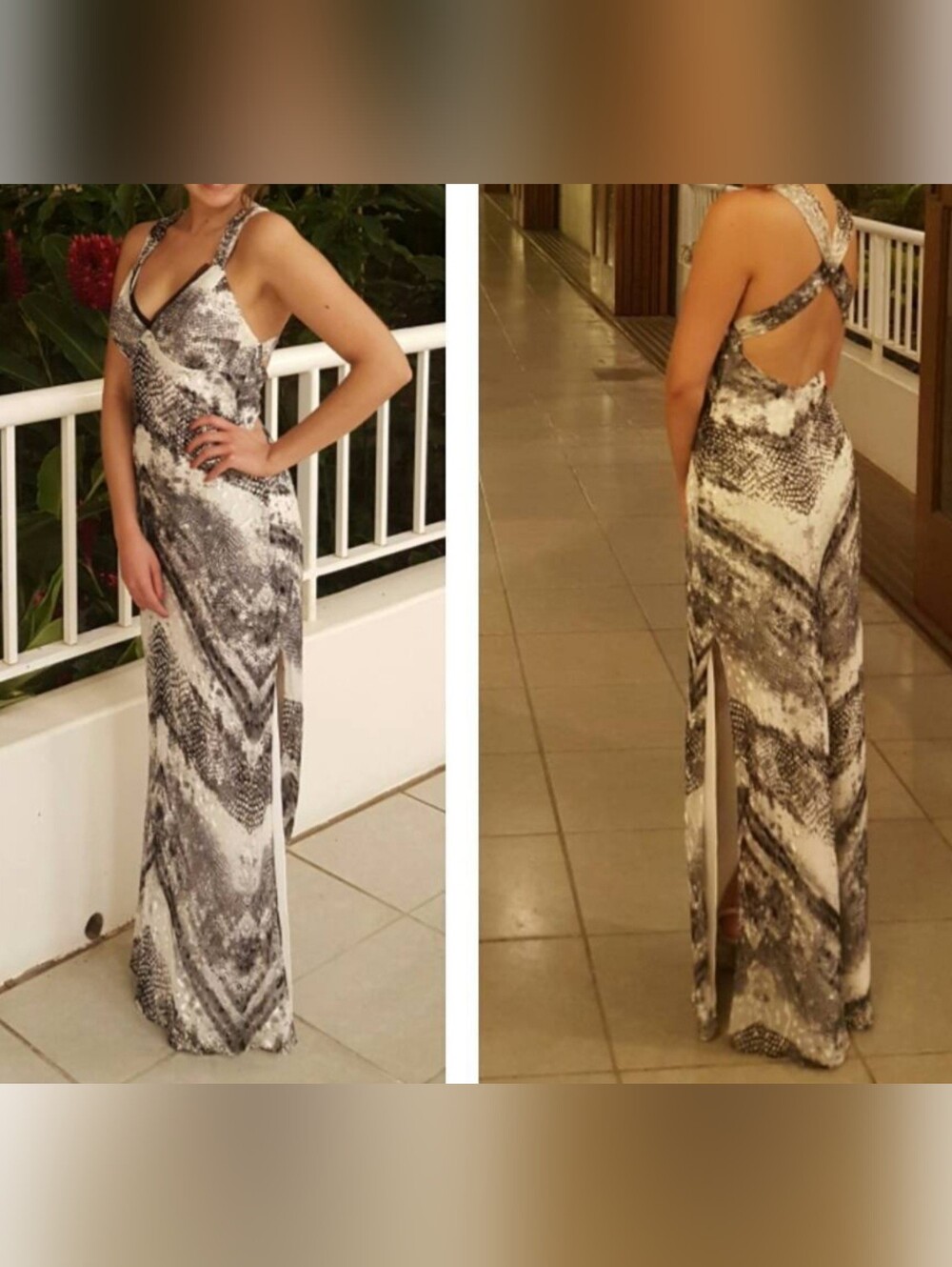 Open-Back Maxi Dress